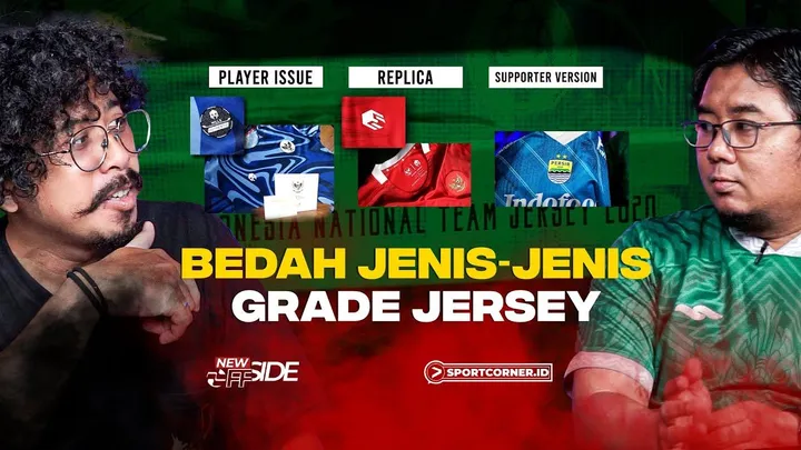 Bedah jenis-jenis grade jersey player issue replica supporter