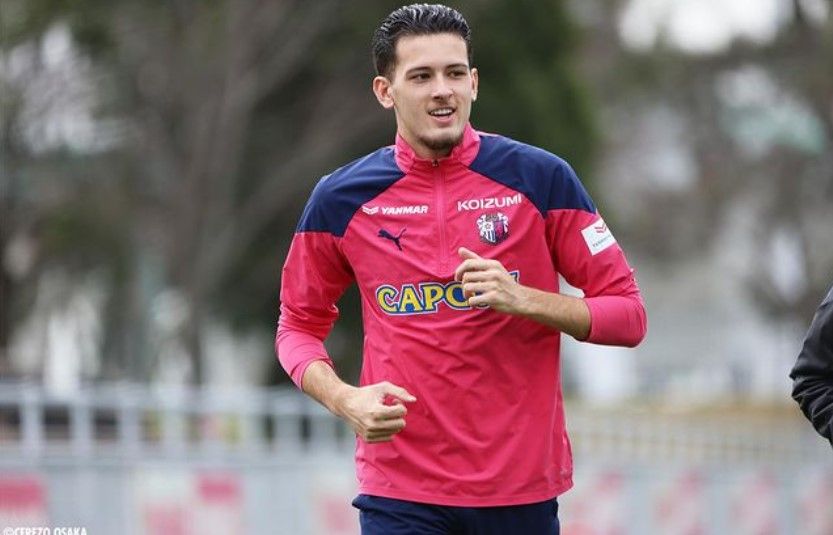 Justin Hubner sudah mulai berlatih dengan Cerezo Osaka jelang lawan Shonan Bellmare, Sabtu (30/3/2024)/foto: IG Cerezo Osaka.