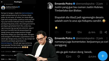 Bantah Hina Pengkritik Jersey Timnas Indonesia, Ernanda Putra Bohong?