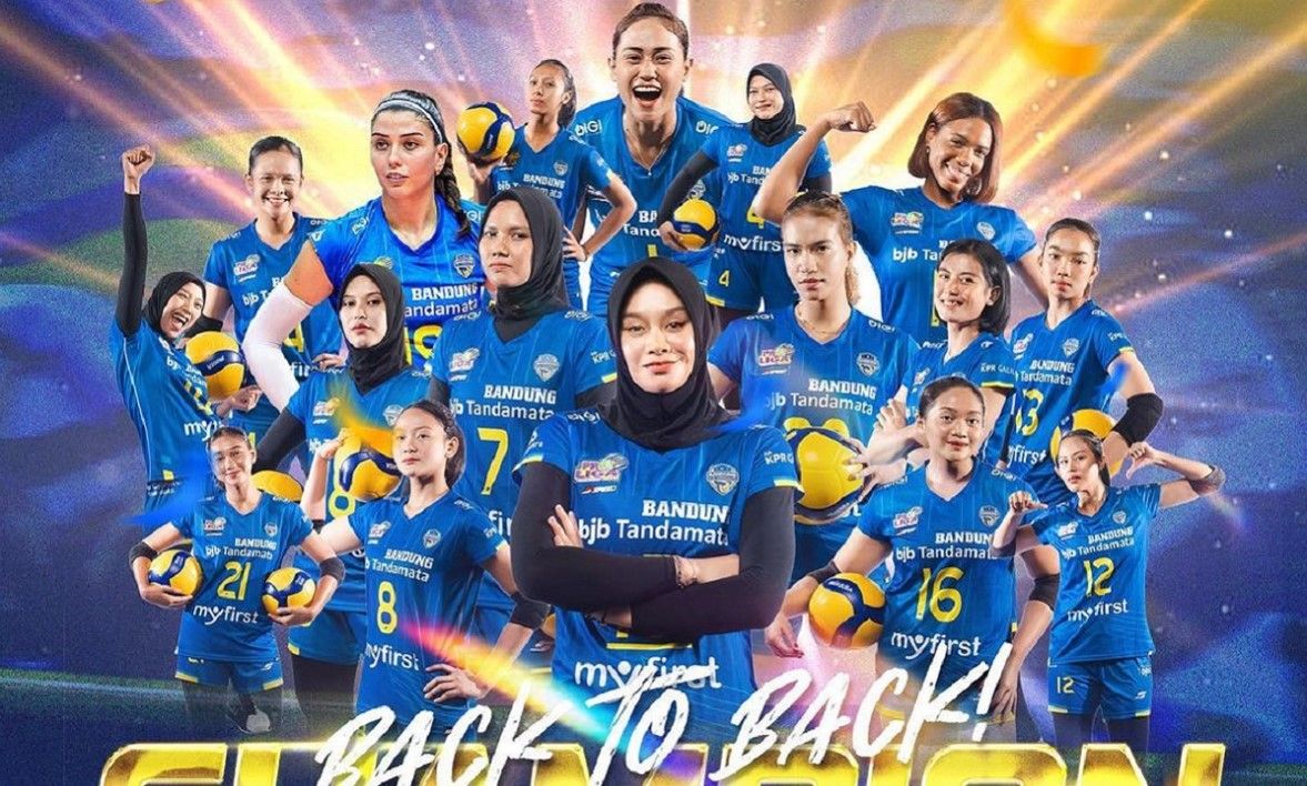 Bandung BJB Tandamata juara Proliga 2022 dan 2023/foto: IG Bandung BJB Tandamata.