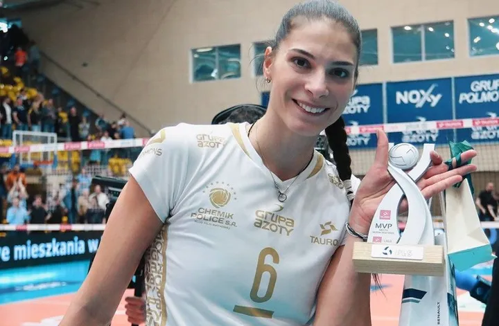 Jovana Brakocevic, pemain asing rekrutan anyar Bandung BJB Tandamata untuk Proliga 2024/foto: Twitter Grupa Azoty Chemik Police.