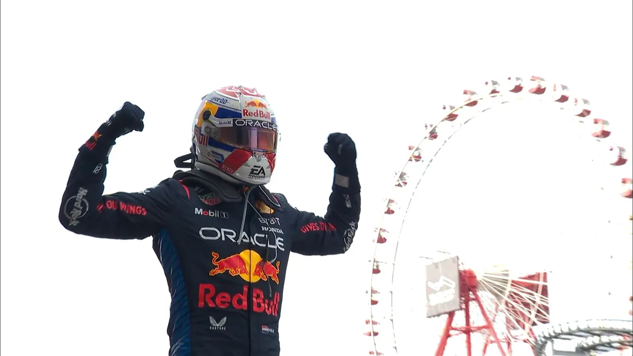 Hasil F1 GP Jepang: Verstappen Tetap Menang Meski Terusik Red Flag