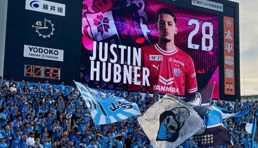 Justin Hubner bermain saat Cerezo Osaka menang 1-0 atas Kawasaki Frontale di J1 League, Sabtu (13/4/2024)/foto: Twitter JSoccerMagazine.