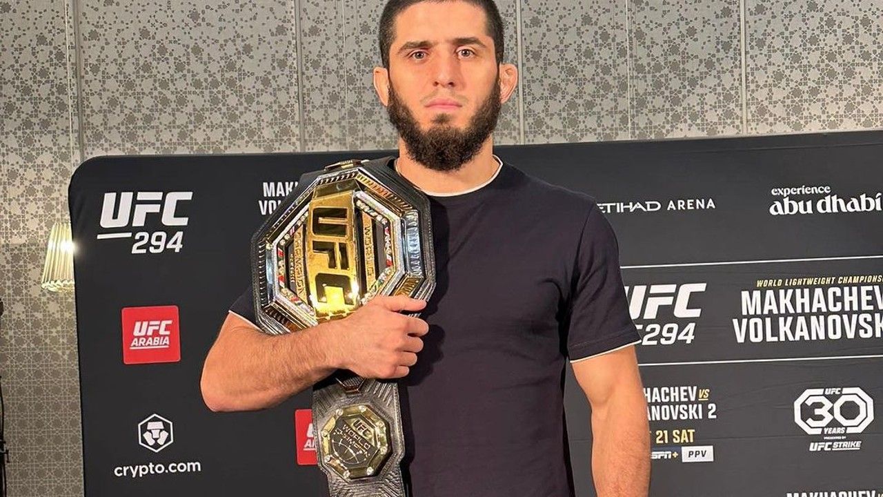 Di tengah euforia kemenangannya di UFC 302 atas Dustin Poirier, Islam Makhachev tidak melupakan soal korban genosida Palestina.