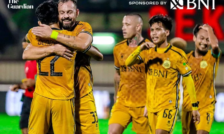 Bhayangkara FC selamat dari degradasi di pekan ke-31 Liga 1 2023/2024 usai bantai Persik Kediri dengan skor telak, 7-0, Selasa (16/4/2024) malam WIB/foto: IG Bhayangkara FC.