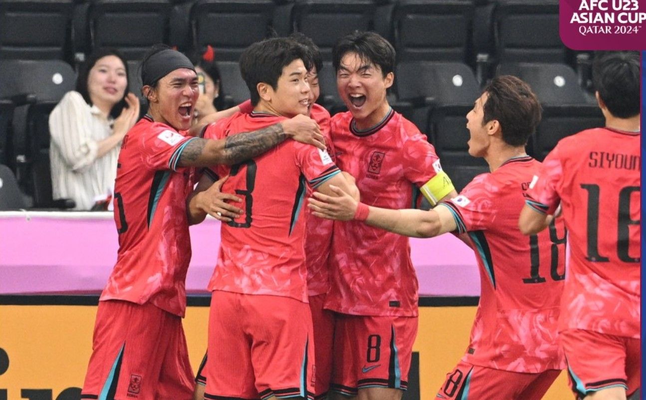 Korea Selatan U-23 mengalahkan Jepang U-23 di laga terakhir Grup B Piala Asia U-23 2024/foto: AFC Asian Cup.