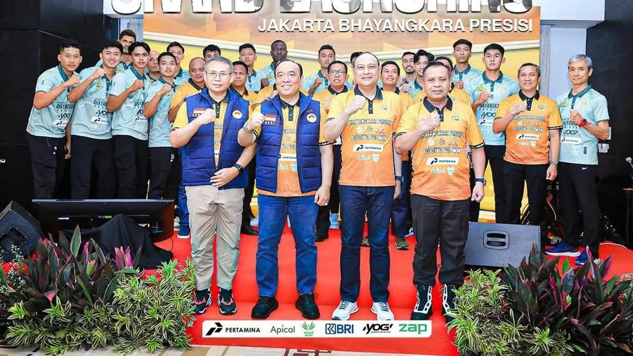 Tim Voli Putra Jakarta Bhayangkara Presisi di Proliga 2024