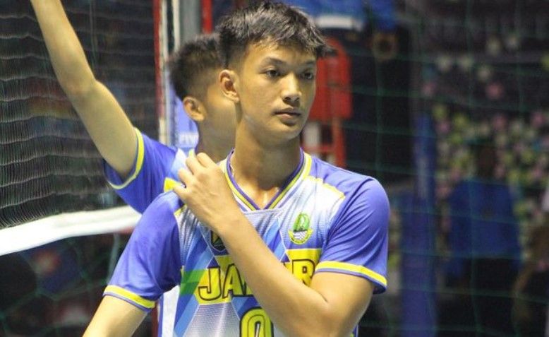 Fauzan Nibras bermain untuk Jakarta Garuda Jaya di Proliga 2024/foto: IG Fauzan Nibras.