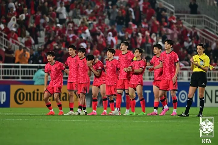 Korea Selatan tersingkir dari Piala Asia U-23 2024 usai kalah adu penalti lawan Timnas Indonesia U-23/foto: KFA.