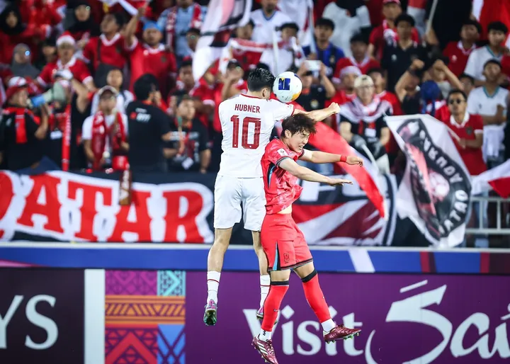 Justin Hubner saat Timnas Indonesia U-23 Mengalahkan Korea Selatan di Perempatfinal Piala Asia U-23