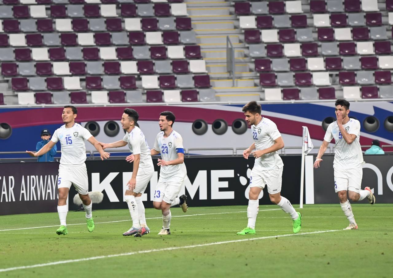 Tidak seperti timnas Indonesia, Uzbekistan berangkat ke Piala Asia U-23 dengan skuad hasil pembinaan usia dini yang tertata. (@uzbekistanFA)