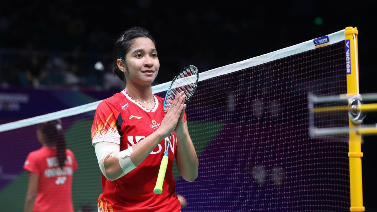 Ester Nurumi Tri Wardoyo di Piala Uber 2024/ Media PBSI