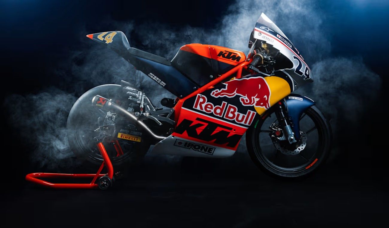 KTM RC 250 R motor yang digunakan oleh Veda Ega Pratama di ajang Red Bull Rookies Cup 2024/foto: Red Bull.