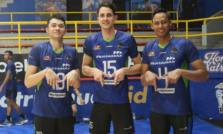 Luke Smith, pemain asing rekrutan Jakarta Pertamina Pertamax untuk Proliga 2024 memiliki darah Indonesia/foto: IG Luke Smith.