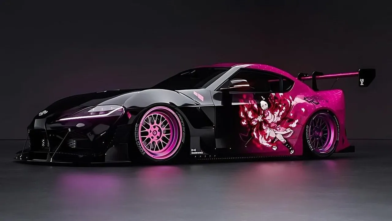 Toyota Supra Mk5 Demon Slayer Nezuko Edition, Mobil Sport Idaman Megawati Hangestri Pertiwi