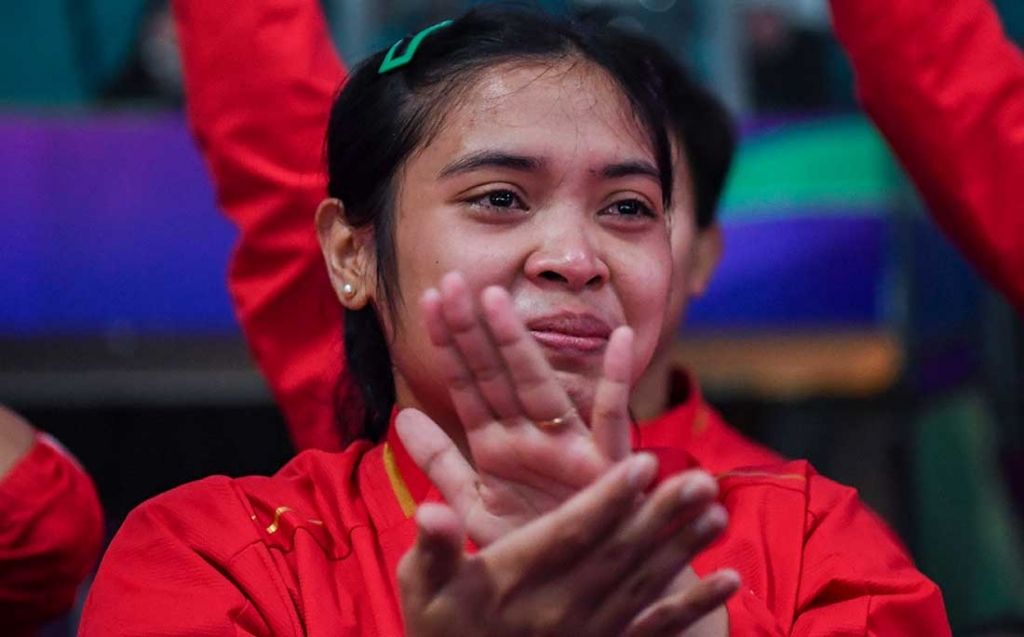 Gregoria Mariska Tunjung Menangis usai Indonesia Mengalahkan Thailand di Piala Uber 2024