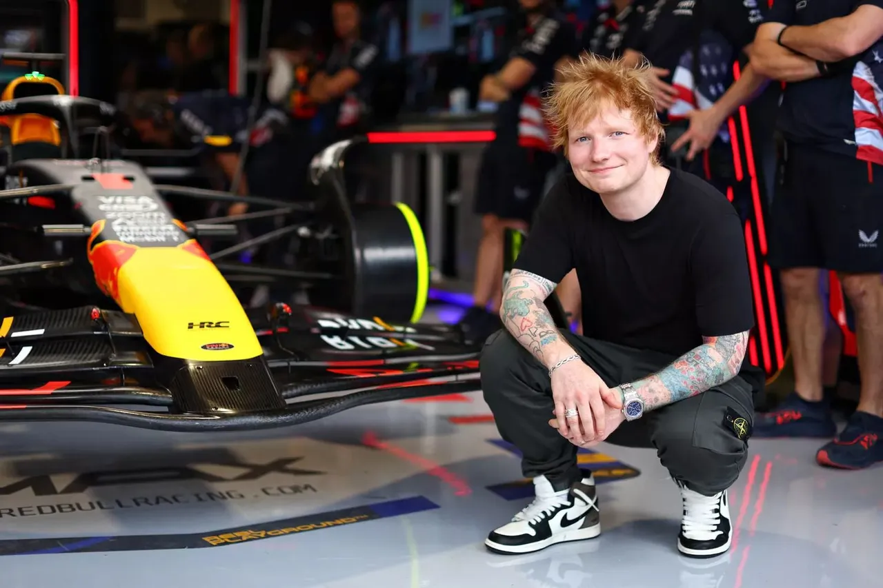 Ed Sheeran di F1 GP Miami 2024