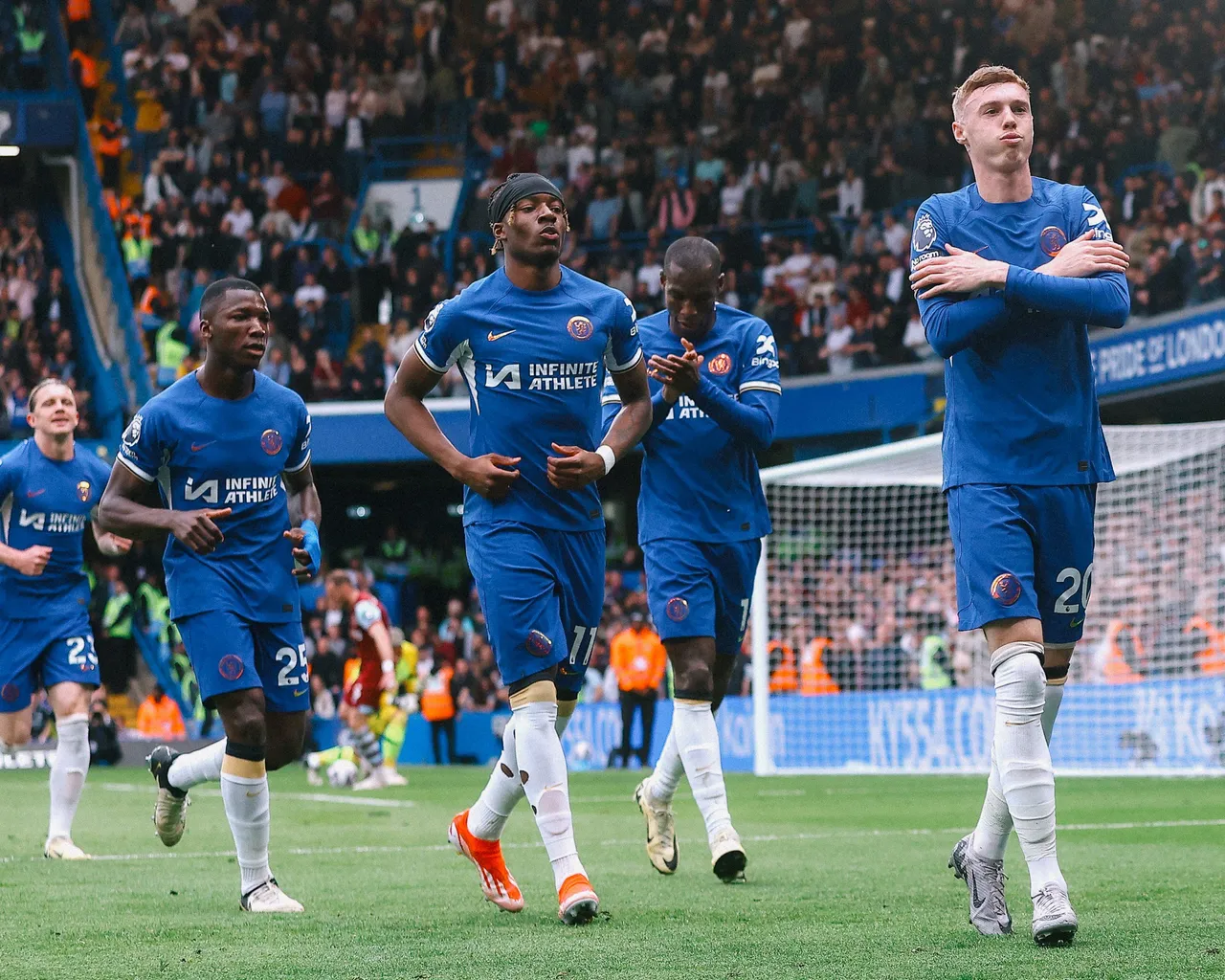 Skor telak 5-0 jadi hasil akhir laga Chelsea vs West Ham United pada pekan ke-36 Premier League 2023/2024, Minggu (5/5/2024) malam WIB.