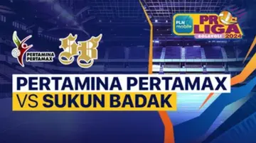 Jakarta Pertamina Pertamax menghadapi Kudus Sukun Badak di pekan kedua Proliga 2024, Minggu (5/5/2024).
