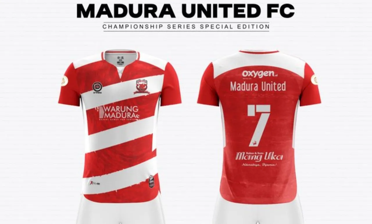 Sponsor Jersey Madura United untuk Championship Series: Warung Madura