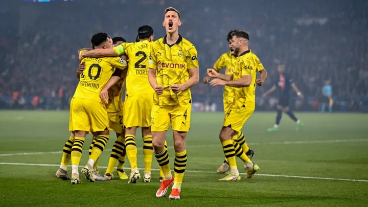 Borussia Dortmund kalahkan PSG di semifinal Liga Champions/Sumber X @BlackYellow