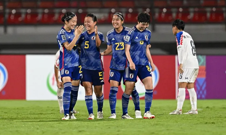 Timnas Jepang U-17 meraih kemenangan besar di laga pertama Piala Asia U-17 2024/foto: AFC.