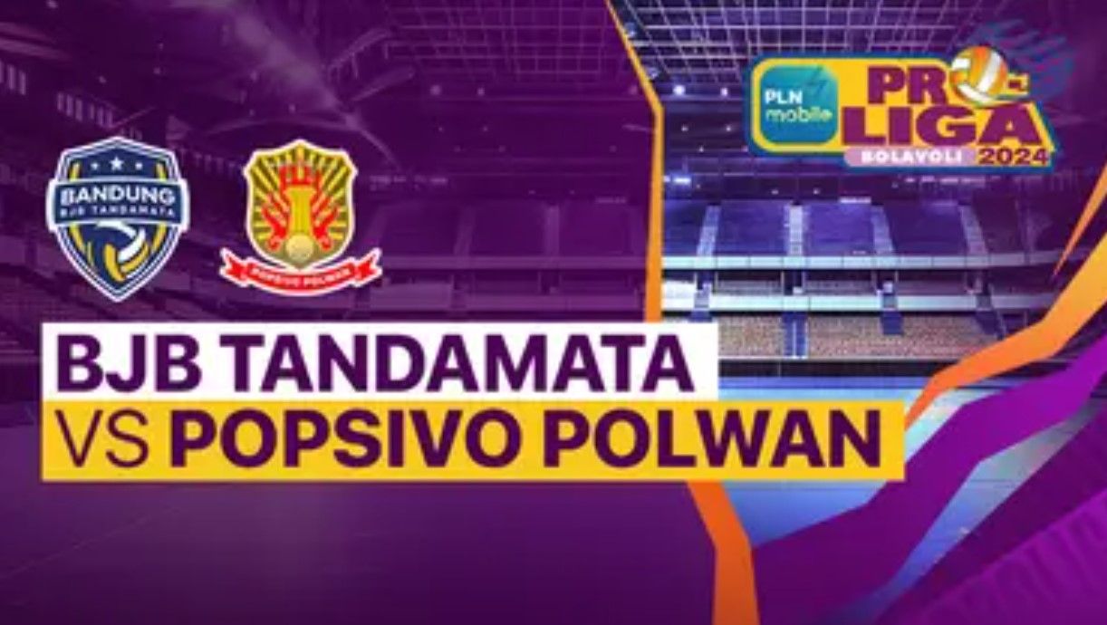 Bandung BJB Tandamata vs Jakarta Popsivo Polwan di Proliga 2024 pekan ketiga, Kamis (9/5/2024).