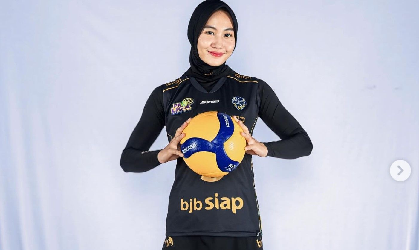 Ersandrina Devega, outside hitter Bandung BJB Tandamata di Proliga 2024/foto: IG Ersandrina Devega.