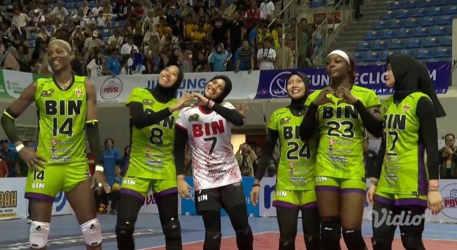 Jakarta BIN meraih kemenangan kedua di Proliga 2024 usai mengalahkan Jakarta Elektrik PLN, Kamis (9/5/2024).