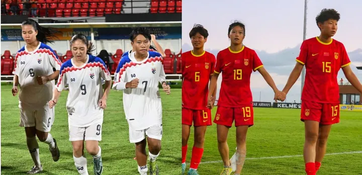 Thailand U-17 Menghadapi China U-17 di Piala Asia Wanita U-17