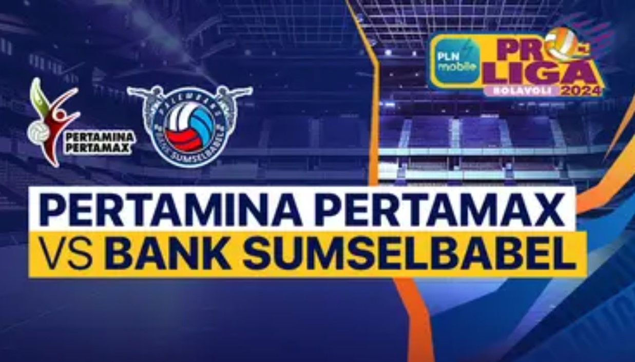 Jakarta Pertamina Pertamax vs Palembang Bank Sumsel Babel di pekan ketiga Proliga 2024, Jumat (10/5/2024).