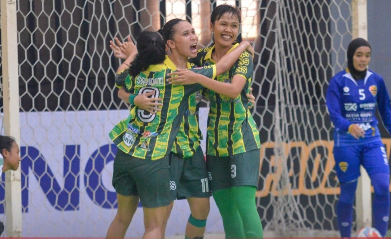 Binuang Angels menang 2-0 atas Alive FC di pekan kedua Liga Futsal Profesional Putri Indonesia 2024 di GOR Tegal Selatan, Sabtu (11/5/2024)/foto: IG Binuang Angels.