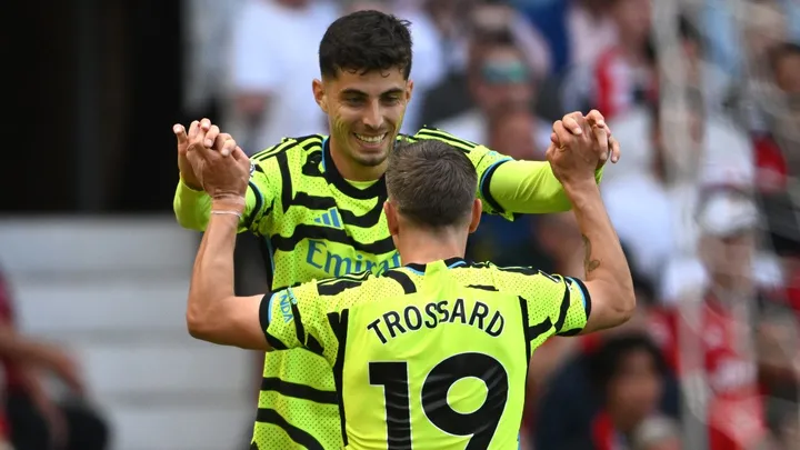 Havertz dan Trossard pemain Arsenal/Sumber X @arsenal