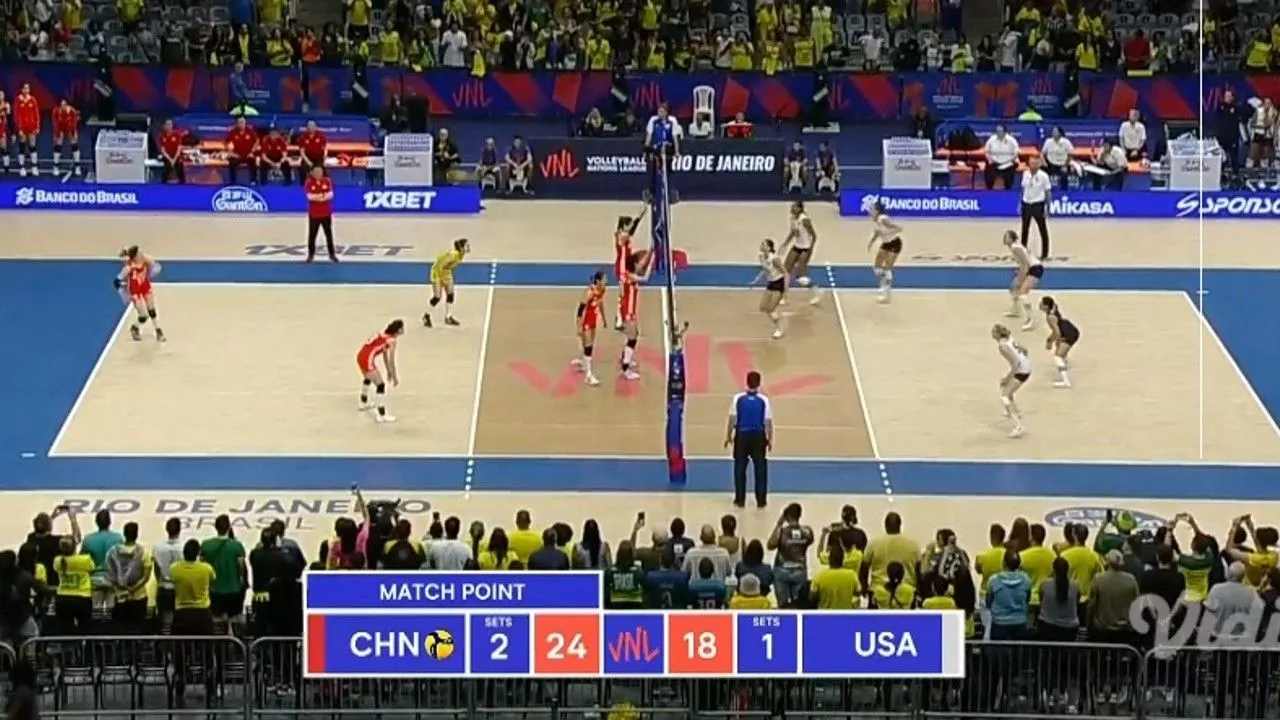 Hasil VNL 2024: Sangar! China Tumbangkan Amerika Serikat