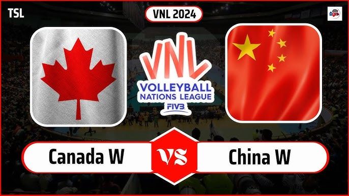 China vs Kanada di VNL 2024