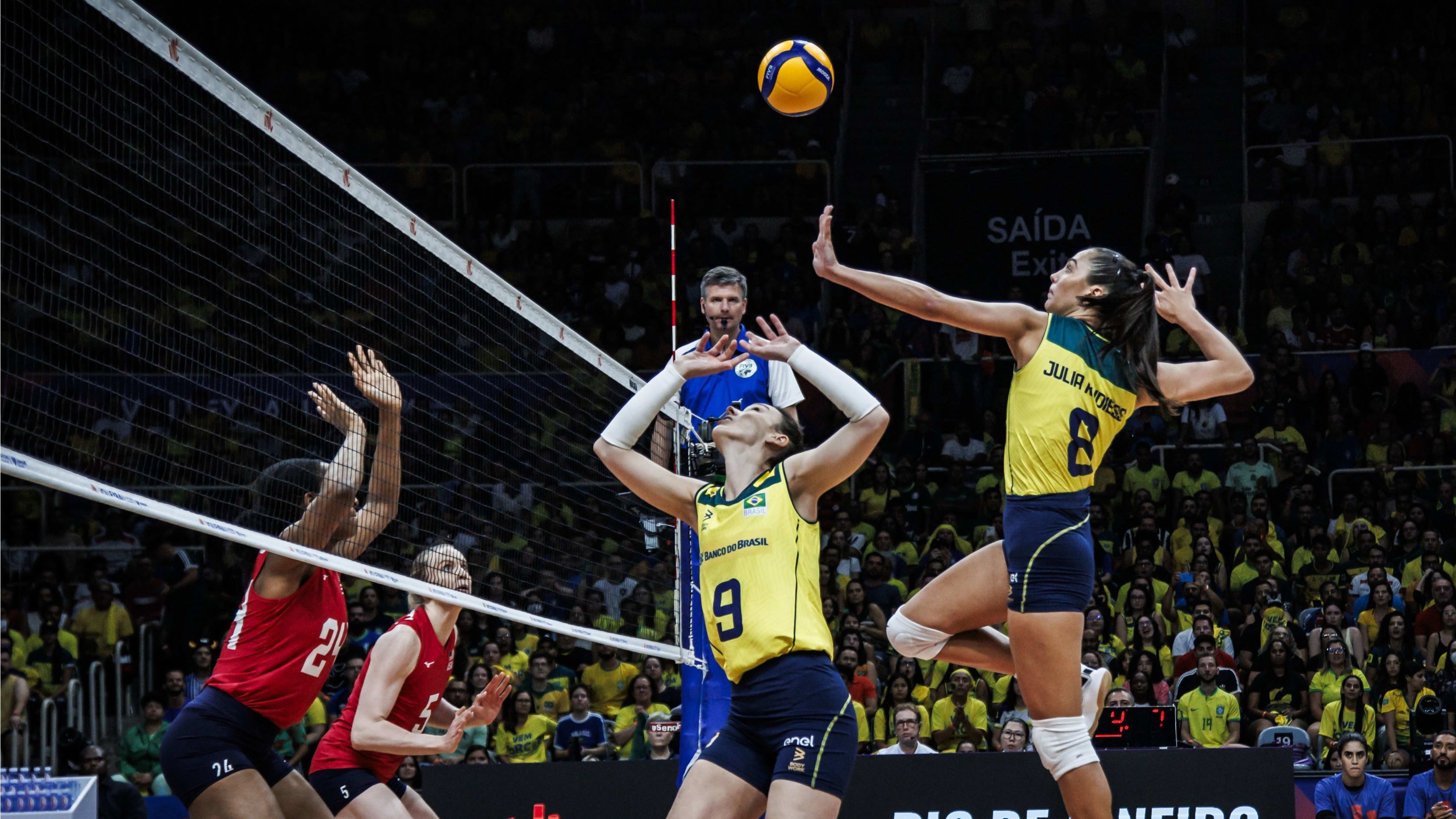 Brasil vs Amerika Serikat, VNL 2024