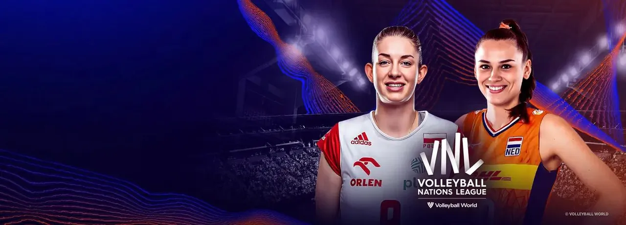 Polandia vs Belanda di VNL 2024