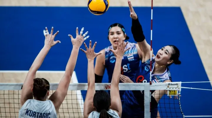 Tiga pemain timnas voli putri Thailand pernah main di Proliga/foto: Volleyball World.