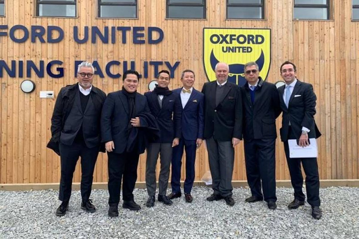 Erick Thohir dan Anindya Bakrie Pemilik Klub Oxford United