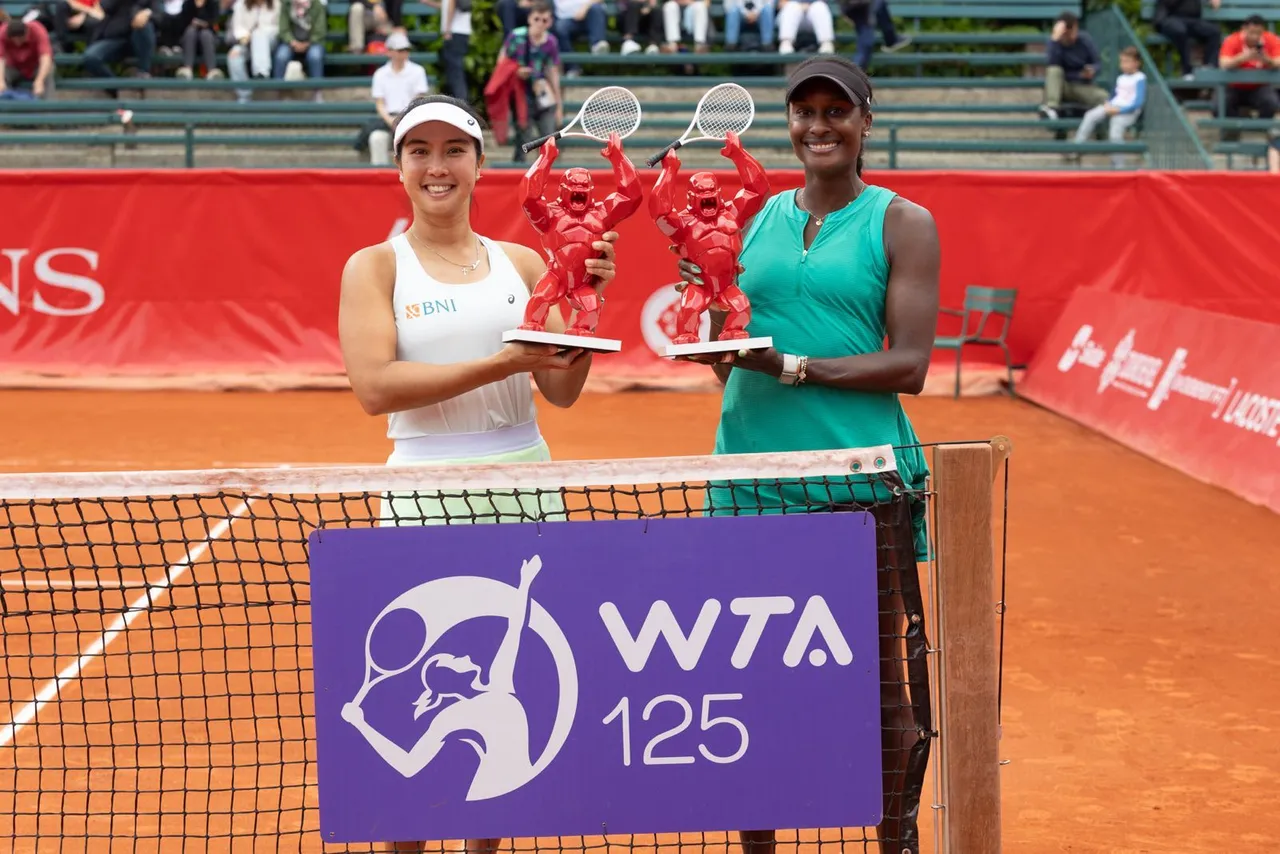 Aldila dan Asia Juara WTA 125 Trophée Clarins di Paris. Dok ATHLETICA COMPANY