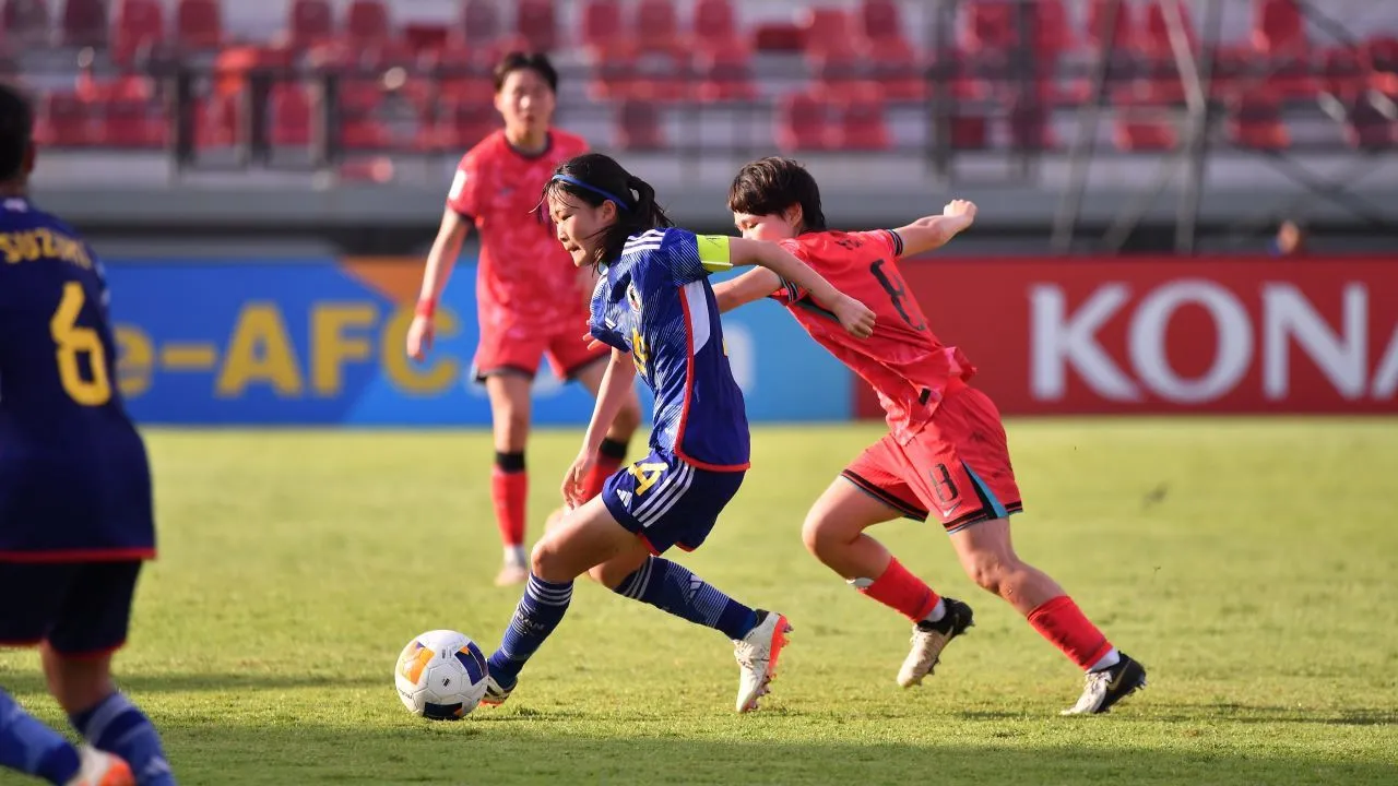Jepang U-17 vs Korea Selatan U-17 di Piala Asia U-17 Wanita/ Laman PSSI