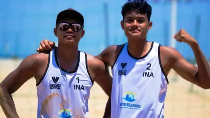 Bintang Akbar/Sofyan Rachman Efendi atlet voli pantai/Laman Volleyballworld