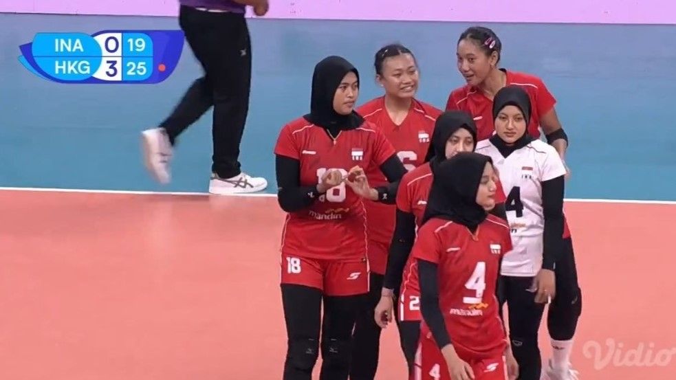 Timnas Voli Putri Indonesia di AVC 2024