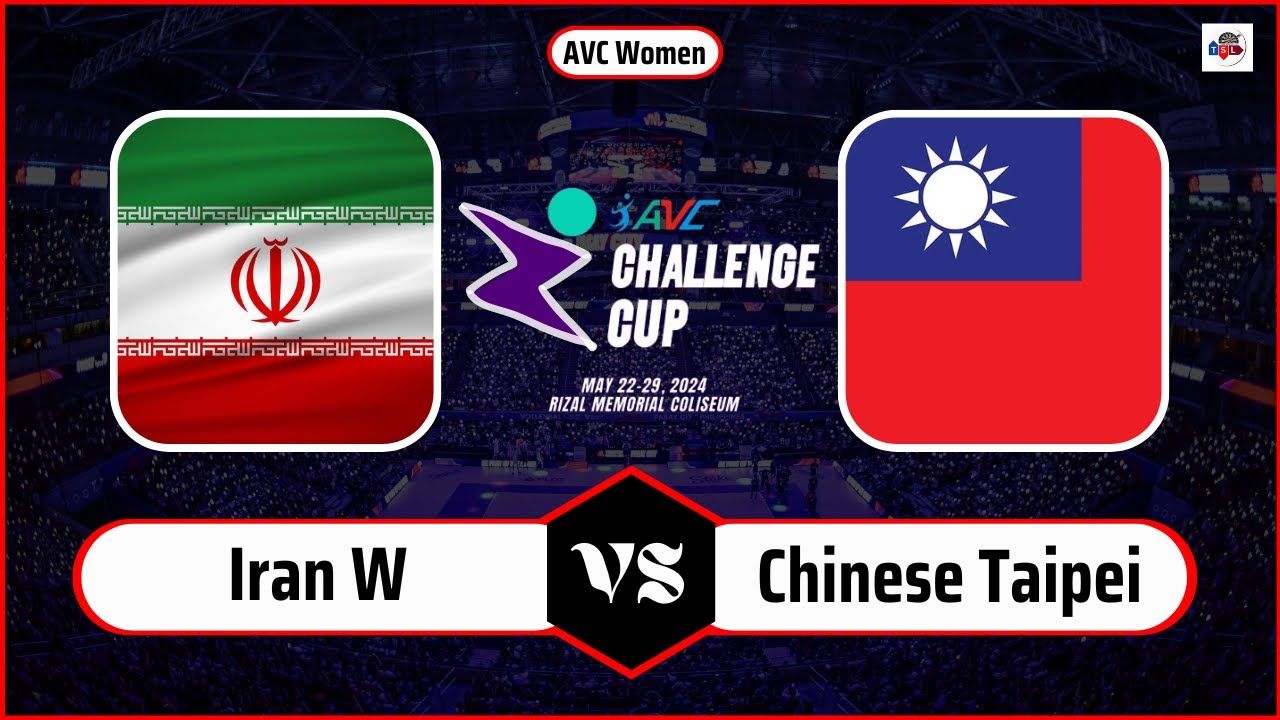 Iran vs Chinese Taipei AVC Challenge Cup 2024