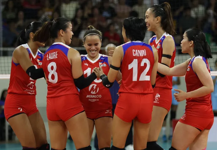 Filipina berhasil mengalahkan India di laga kedua AVC Challenge Cup 2024, Jumat (24/5/2024)/foto: AVC.