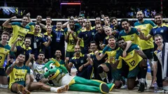 Timnas Voli Putra Brasil di VNL 2024 - Timnas Voli Putra Brasil di VNL 2024