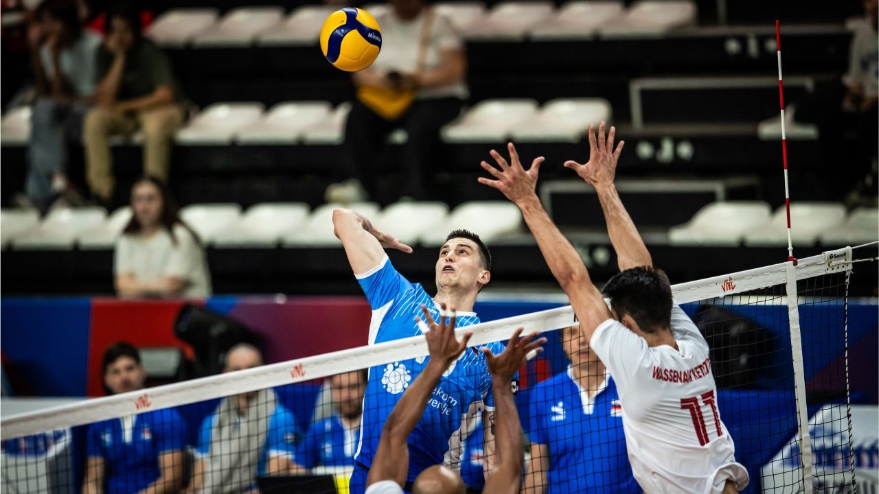 Slovenia vs Kanada di VNL 2024 Mens/ Laman volleyballworld