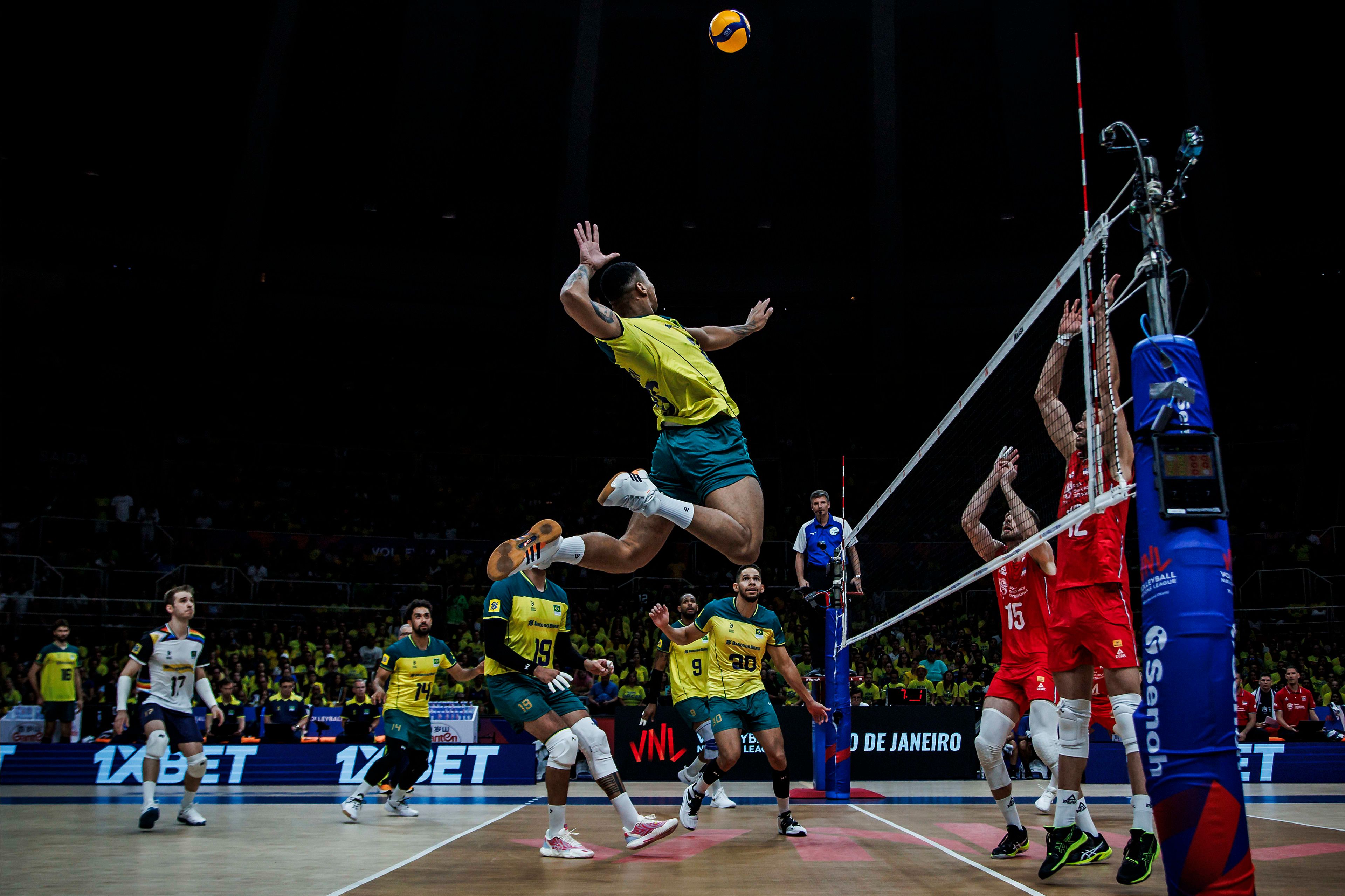 Brasil Lawan Serbia dalam Lanjutan VNL 2024