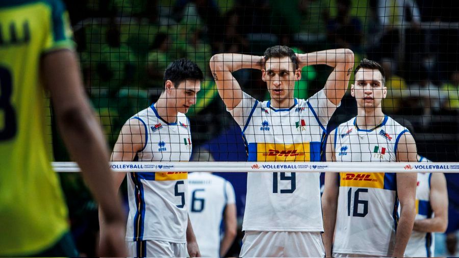 Italia mengalahkan Brasil dalam pertandingan lima set, 3-2, di laga penutup pekan pertama VNL 2024, Minggu (26/5/2024) malam WIB/foto: Volleyball World.