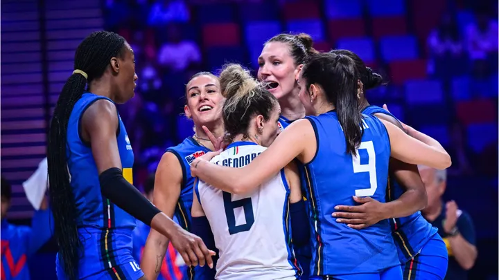 Timnas Voli Putri Italia di VNL 2024